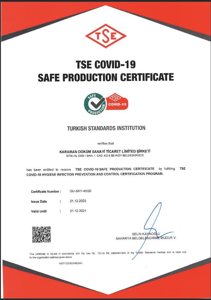 TSE COVID-19 SAFE PRODUCTION